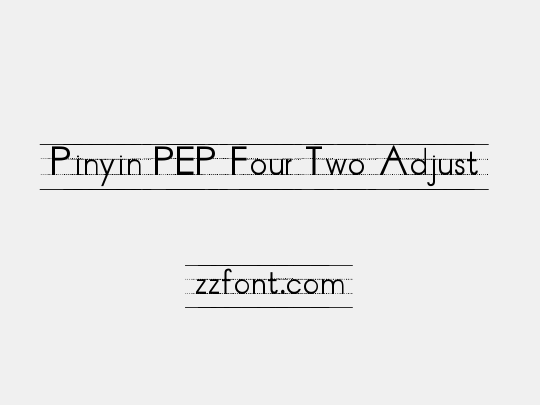 Pinyin PEP Four Two Adjust