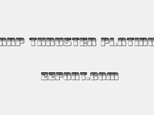 Warp Thruster Platinum