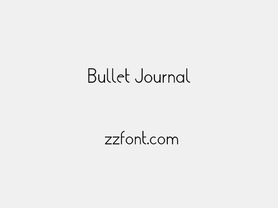 Bullet Journal