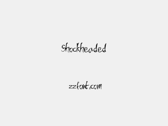 Shockheaded