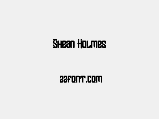 Shean Holmes