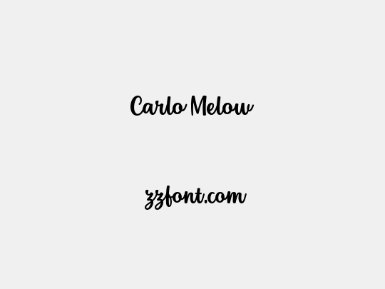 Carlo Melow