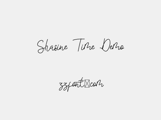 Shasine Time Demo