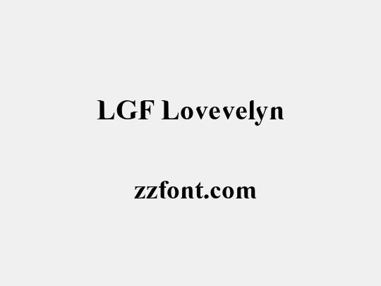 LGF Lovevelyn