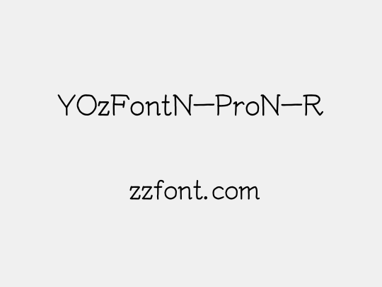 YOzFontN-ProN-R