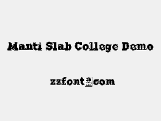 Manti Slab College Demo