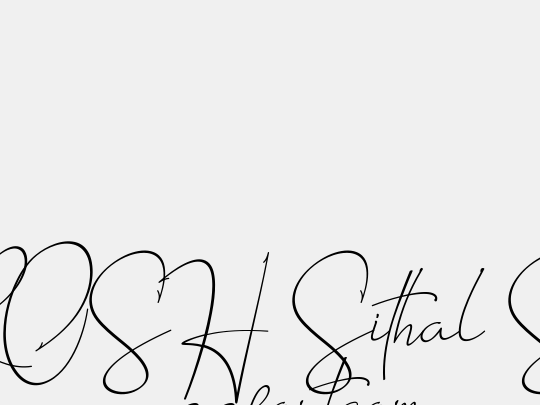 LAROSH Sithal Signature