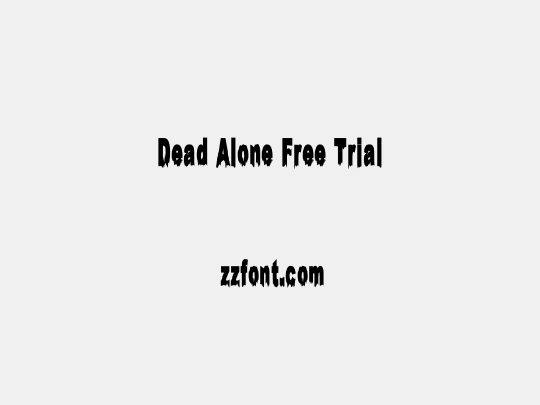 Dead Alone Free Trial