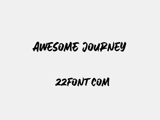 AweSomE JouRneY