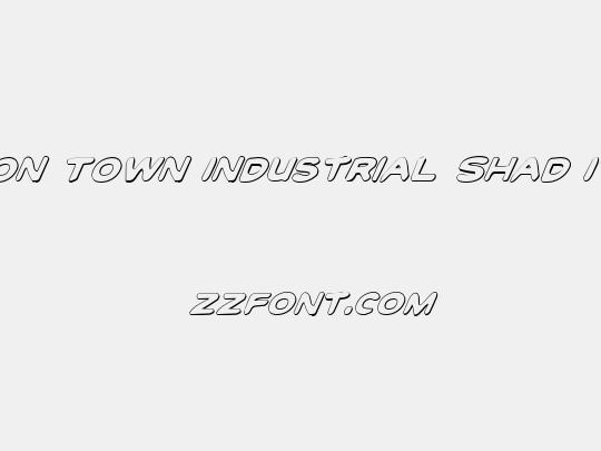 Toon Town Industrial Shad Ital