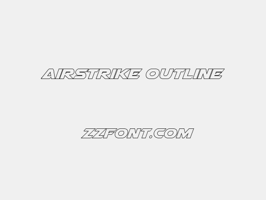 Airstrike Outline