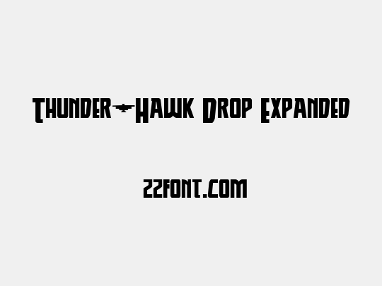 Thunder-Hawk Drop Expanded
