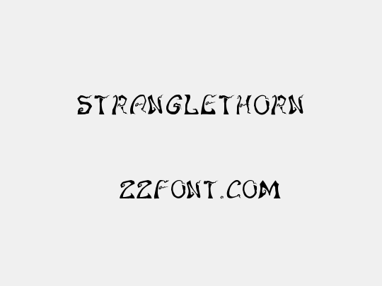 Stranglethorn