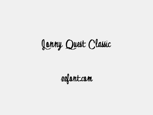 Jonny Quest Classic