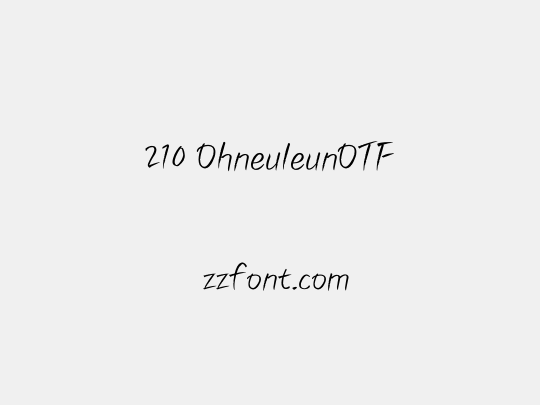 210 OhneuleunOTF