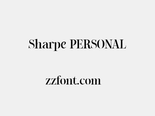 Sharpe PERSONAL