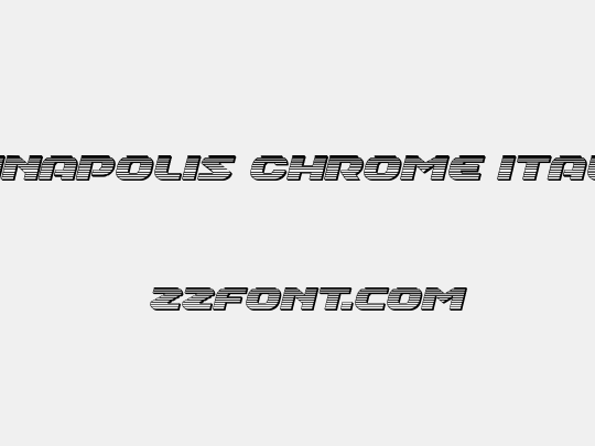 Annapolis Chrome Italic