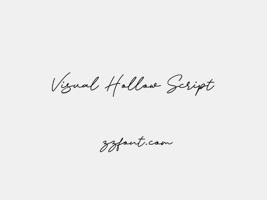 Visual Hollow Script