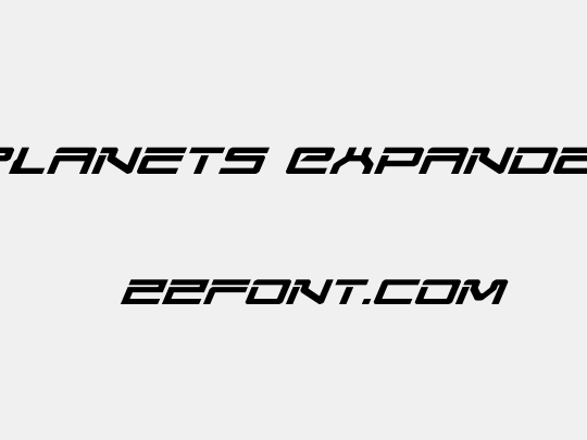 United Planets Expanded Italic