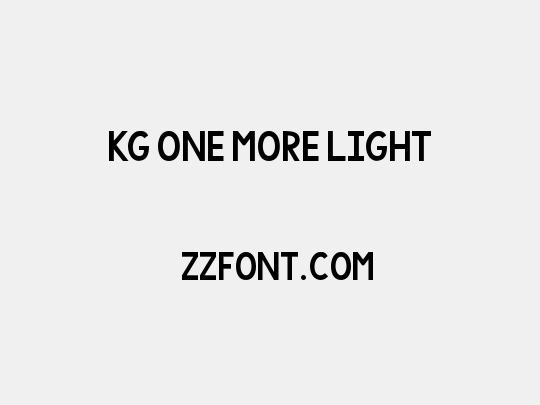 KG One More Light