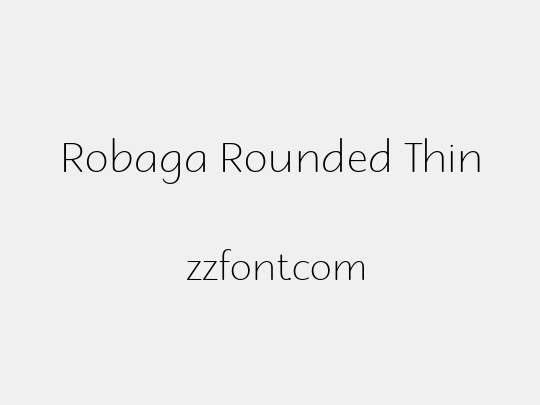 Robaga Rounded Thin