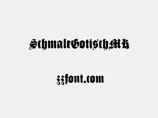 SchmaleGotischMK