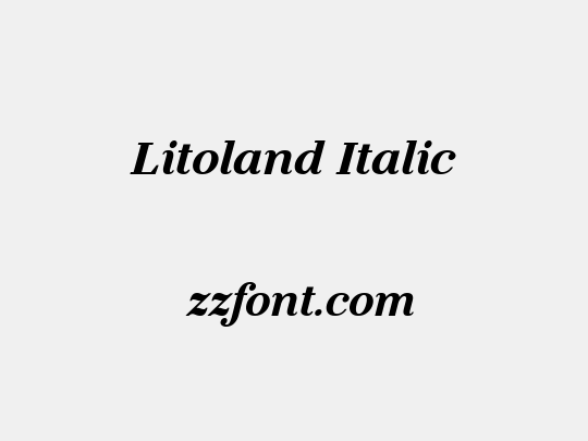 Litoland Italic