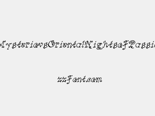 MysteriousOrientalNightsofPassion