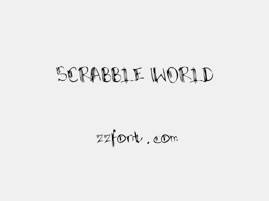 SCRABBLE WORLD