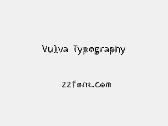 Vulva Typography