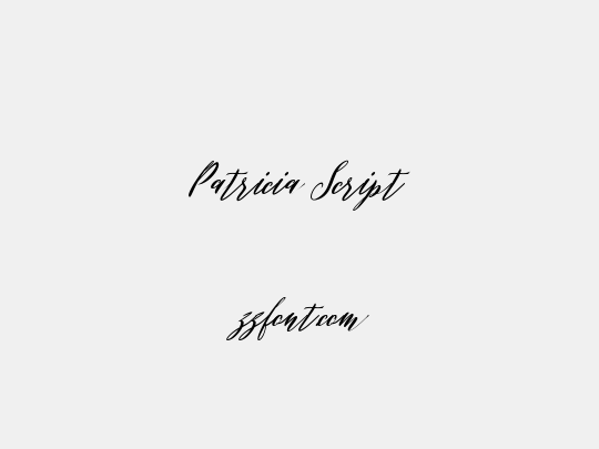 Patricia Script