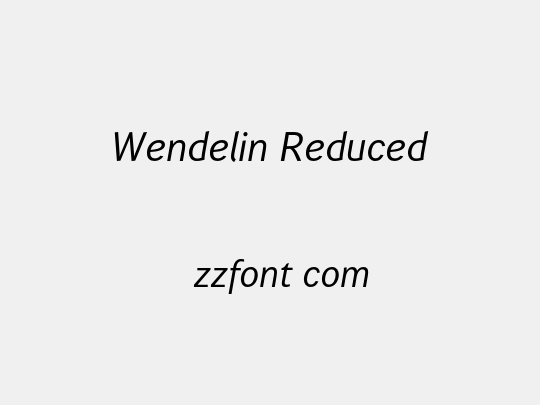 Wendelin Reduced