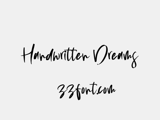 Handwritten Dreams