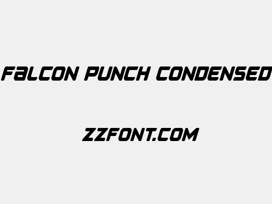 Falcon Punch Condensed