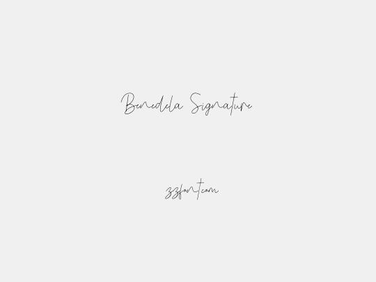 Benedela Signature