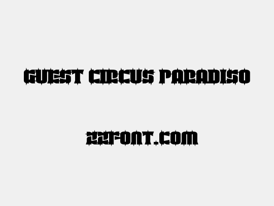 Guest Circus Paradiso