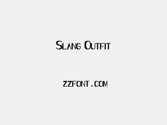 Slang Outfit