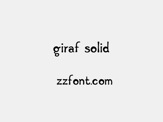Giraf Solid