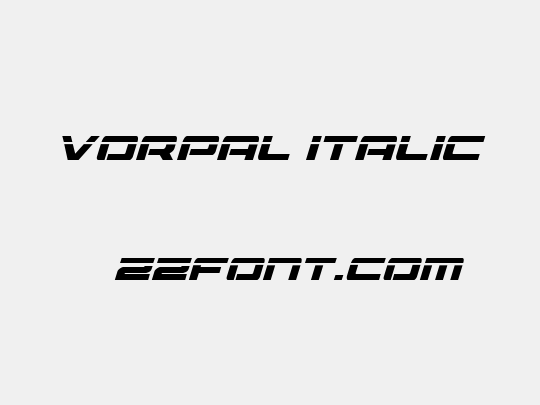 Vorpal Italic