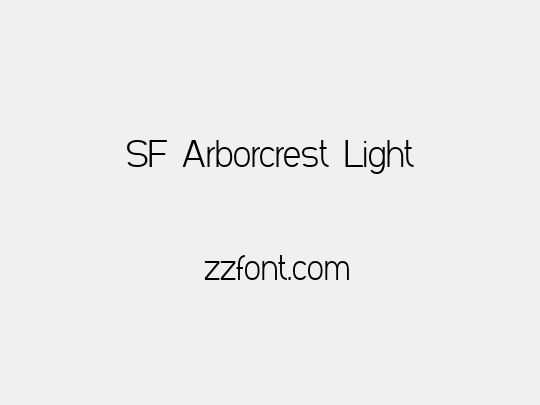SF Arborcrest Light