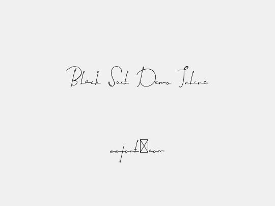 Black Suit Demo Inline