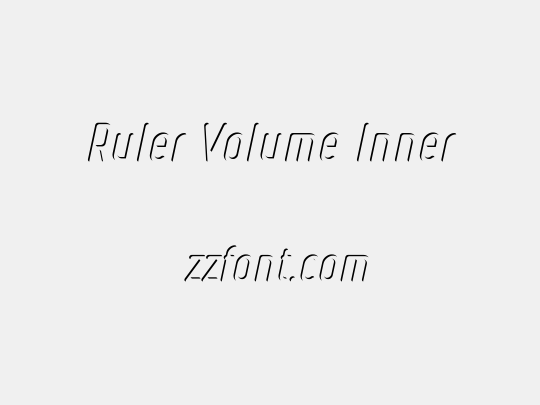 Ruler Volume Inner