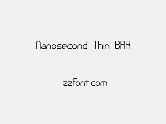 Nanosecond Thin BRK