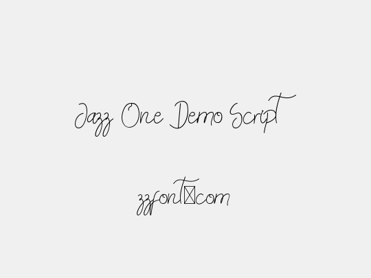 Jazz One Demo Script