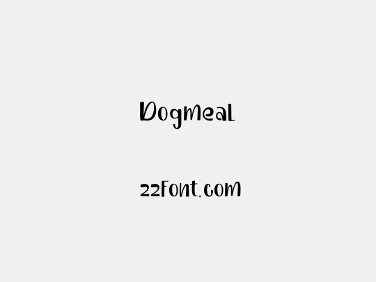 Dogmeal