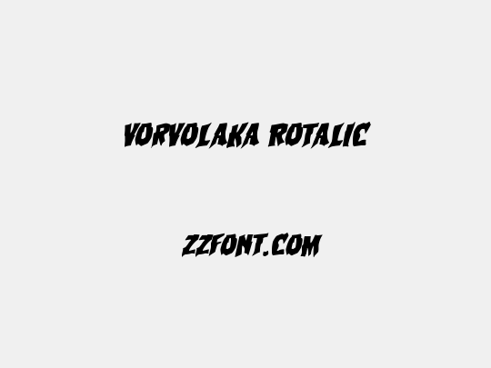 Vorvolaka Rotalic