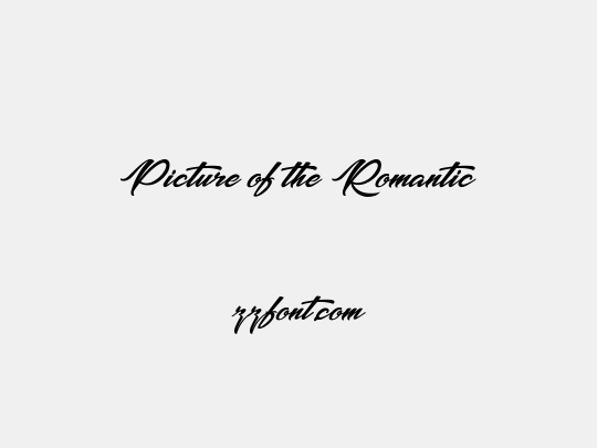 Picture of the Romantic