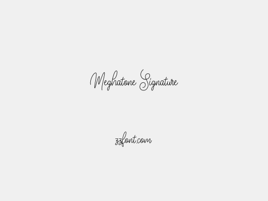 Meghatone Signature