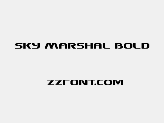 Sky Marshal Bold