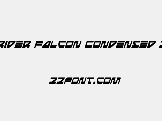 Searider Falcon Condensed Ital
